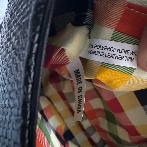 Maxx New York Black Genuine Leather Trim Shoulder Purse Bag - Picture 9 of 9